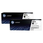 Oryginalny czarny toner HP 83X - 2-pack
