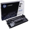 HP oryginalny toner CF287X, black, 18000s, HP 87X, high capacity, HP LJ Enterprise M506, HP LJ Pro MFP M527,  M501n, 1230g, O