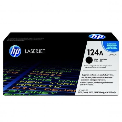 HP oryginalny toner Q6000A, black, 2500s, HP 124A, HP Color LaserJet 1600, 2600n, 2605, O
