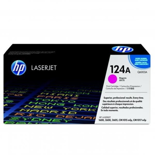 HP oryginalny toner Q6003A, magenta, 2000s, HP 124A, HP Color LaserJet 1600, 2600n, 2605, O