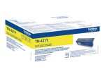 Oryginalny żółty toner Brother TN-421Y