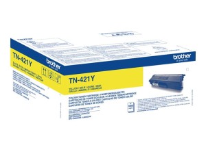 Oryginalny żółty toner Brother TN-421Y