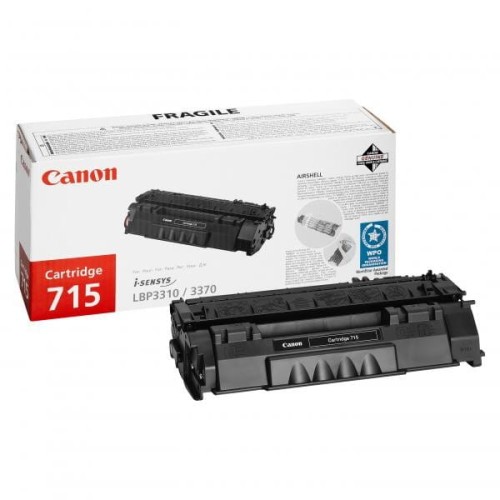 Canon oryginalny toner CRG715H, black, 7000s, 1976B002, high capacity, Canon LBP-3310, 3370, O