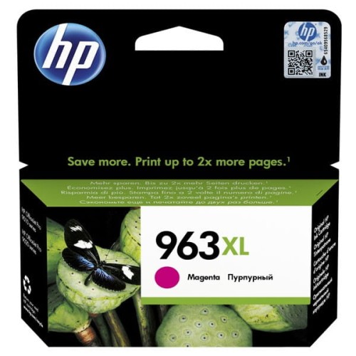 HP oryginalny ink / tusz 3JA28AE, HP 963XL, magenta, 1600s, 22.92ml, high capacity, HP Officejet Pro 9012, 9014, 9015, 9016, 9019/