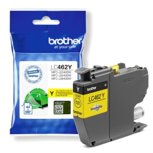 Oryginalny tusz żółty Brother LC462Y