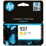 Oryginalny żółty tusz HP 937 - 4S6W4NE