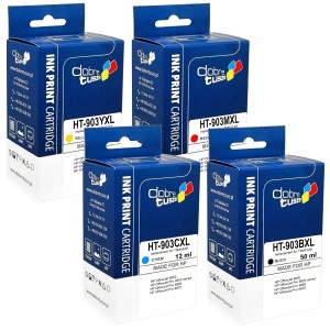 Tusze zamienne do HP 903 XL - 4 szt