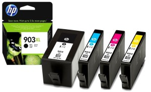 Oryginalne tusze HP 903 XL  - T6M15AE i 1CC20AE