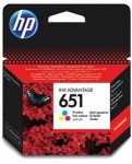 Oryginalny tusz kolorowy HP 651 - C2P11AE